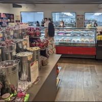 Good vegan ice cream choices. Lots of vegan chocolate too  at Yarra Valley Chocolaterie & Ice Creamery in Yarra Glen