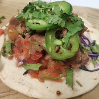 Jackfruit tacos at Red Antler in Vernon