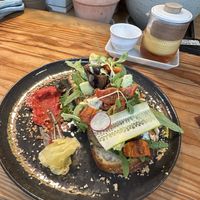 Walking in the Park plate  at Cafe Nerd in Gyeongju