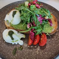 Avocado on toast at Cafe Nerd in Gyeongju