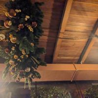 Christmas decorations at Hanul Lui Manuc in Bucharest