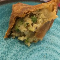 Samosa  at Annam Brahma in Jamaica