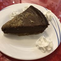 Dark Belgium chocolate vegan cake  at Annam Brahma in Jamaica