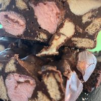 Gluten free vegan rocky road at The Island Cove Cafe in Benllech