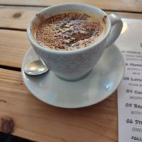 Cappuccino at The Island Cove Cafe in Benllech