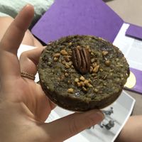 Matcha pecan raw cake  at Damma in Vienna