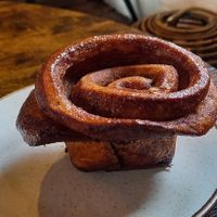 vegan cinnamon swirl at Grounded At The Forge in Lewes
