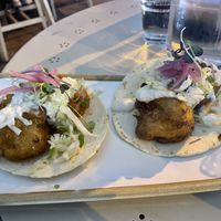 Battered cauliflower tacos   at Luuna - Soul Cantina in Noosaville