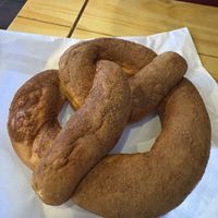 Cinnamon Bagel  at M & F Bakery in Milton Keynes