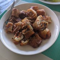 Spring rolls at Chepa Phon Phan Restaurant - ຮ້ານອາຫານເຈປ້າພອນພັນ in Luang Prabang