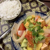 Tofu with vegetables  at Vegito in Phan Thiet