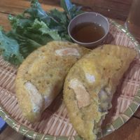 Banh Xeo pancakes  at Vegito in Phan Thiet