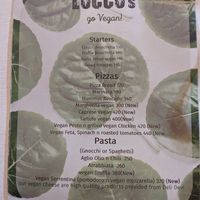 Menu at Coco Locco in Koh Phangan