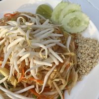 Pad thai  at Coco Locco in Koh Phangan