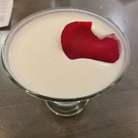 Coconut milk vodka drink at Vermilion in Chicago