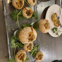 Juhu ki pani puri chaat  at Vermilion in Chicago