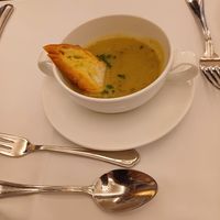 Courgette soup at Vegan Travel - Vegan Cruises & Tours in Muenster