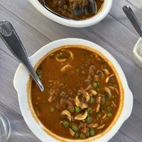 Mushroom curry  at Namastey Patio Nepalese & Indian Cuisine in Oakland
