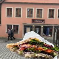 Vegetable Doner Sandwich   at Eftelya Mediterrane Spezialitäten in Rothenburg Ob Der Tauber