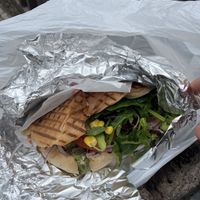 Vegetable doner sandwich   at Eftelya Mediterrane Spezialitäten in Rothenburg Ob Der Tauber