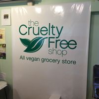 Interal view and logo at Vegan Grocery Store in Sydney