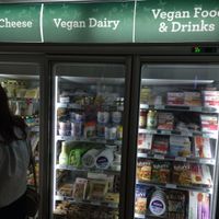 Frozen and refrigerated goods. at Vegan Grocery Store in Sydney