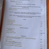 Menu at Bohemiaz Resort & Spa in Kampot