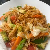 Veggie noodles - really tasty at Bohemiaz Resort & Spa in Kampot