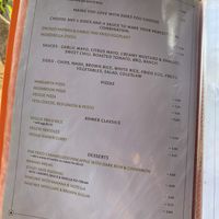 Menu at Bohemiaz Resort & Spa in Kampot