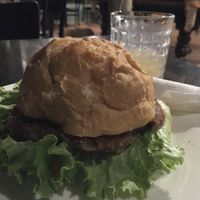 Vegan spicy bean burger   at Bohemiaz Resort & Spa in Kampot