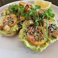 Avocado toast sub tofu   at Bawud in Moalboal