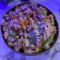 Vegan Salmon Bowl  at Poké Sisters in Amsterdam