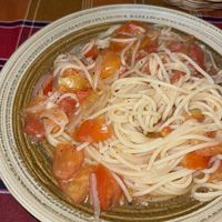 Pomodora no cheese  at Dok Mai Lao Trattoria Italiana in Pakse