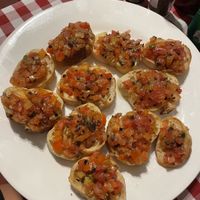 Brushettas (already vegan)  at Dok Mai Lao Trattoria Italiana in Pakse