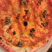 Lasagne pizza at Nonna Said in Glasgow