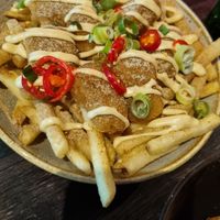 Salt n chilli chicken fries - these were great at Nonna Said in Glasgow