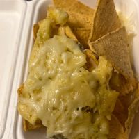 Mac n cheese loaded vegan nachos at Nonna Said in Glasgow