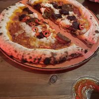 Hot and spicy pizza   at Nonna Said in Glasgow
