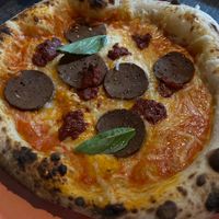 Make your own pizza with standard base, house made pepperoni, and nduja  at Nonna Said in Glasgow