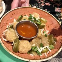 Chilli cheese bites   at Nonna Said in Glasgow