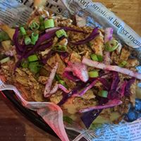 Loaded fries at Nonna Said in Glasgow