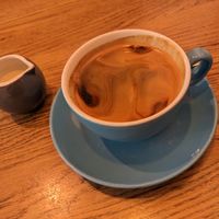 Long black with Oatly at Small Street Espresso in Bristol