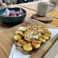 I had the banana toast with chocolate 🍫 - very tasty 😋   at Salvi Café e Cozinha in Sao Paulo