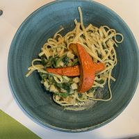 Bandnudeln mit Kürbis  at Hotel Ochsen in Berghuelen