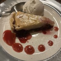 Bakewell tart & ice cream.   at Woolpack in Frome