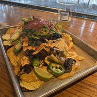 Nachos enough to share  at Vegan Vibrationz in Plano