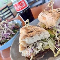 Vegan Chorizo Sandwich, Masa Bowl, Mexican Coke    at Masa Mexicano in Florence