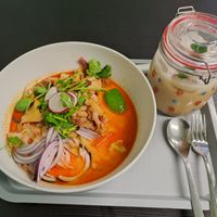 Khaau Soi and Bubble Tea at Peace Kitchen - Kallio in Helsinki