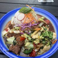 PAD KRA PAO BEYOND MEAT  at Peace Kitchen - Kallio in Helsinki