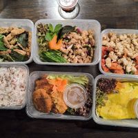 Mini party set vol2, not-fish-cakes, banh xeo. at Peace Kitchen - Kallio in Helsinki